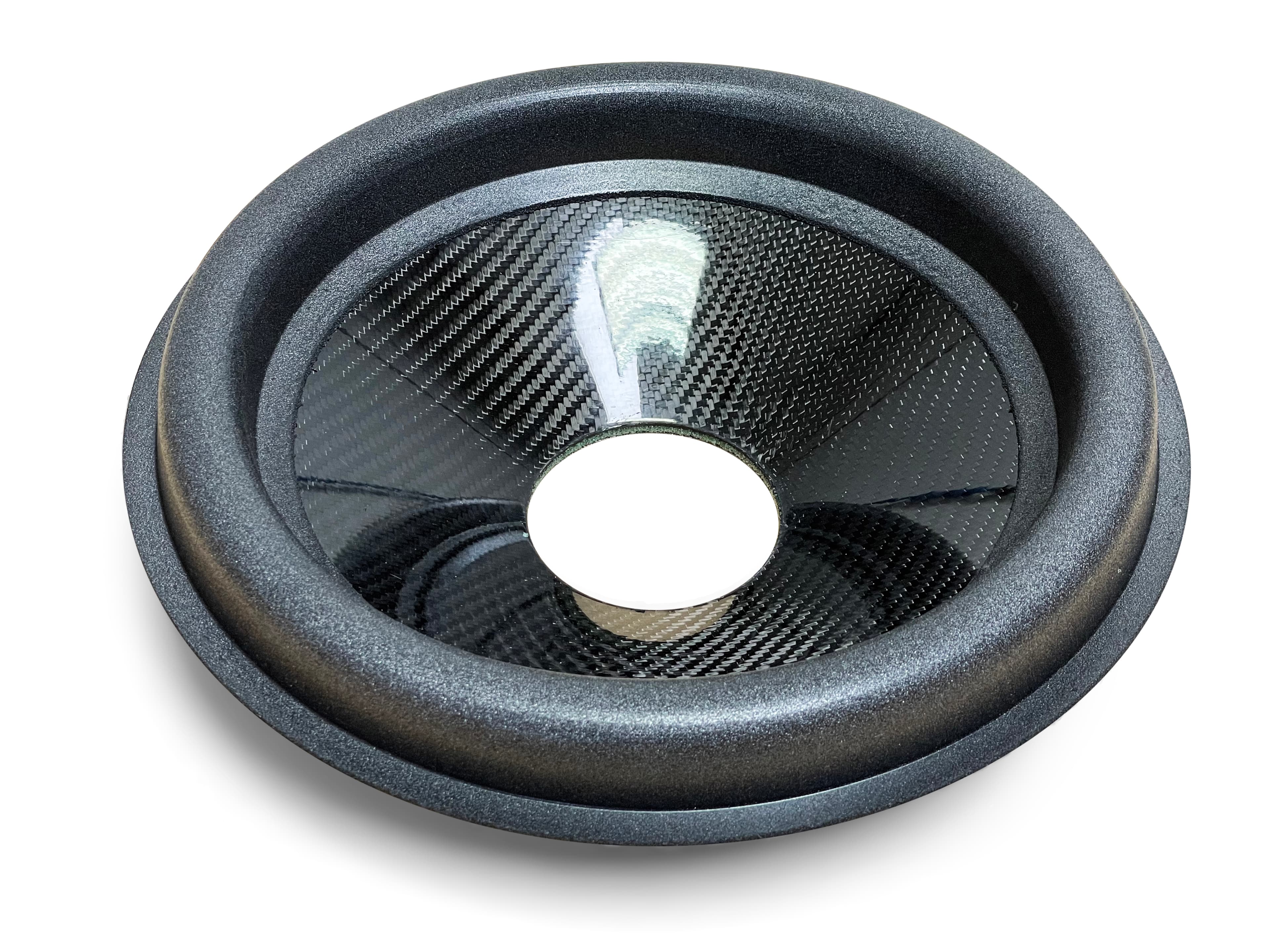12″ Carbon Fiber Subwoofer Cone - Big Roll - 3″ Opening