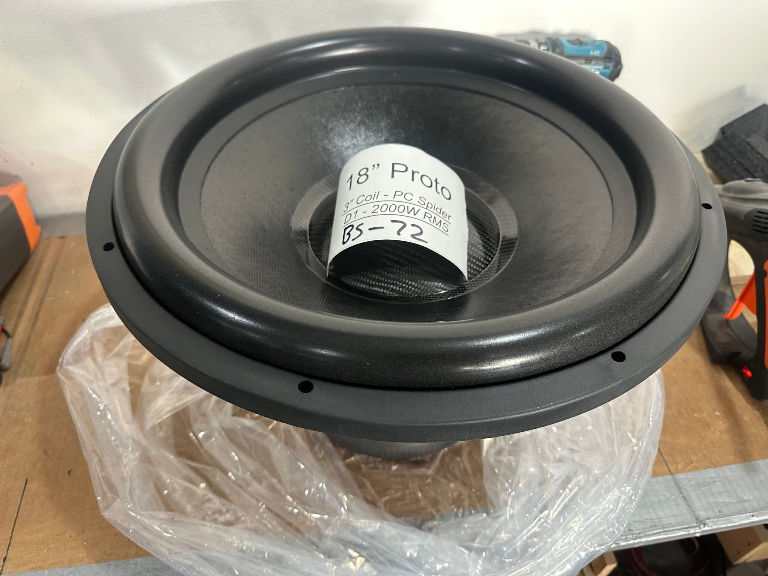 18" D1 Subwoofer Prototype - 2000W RMS - BS-72