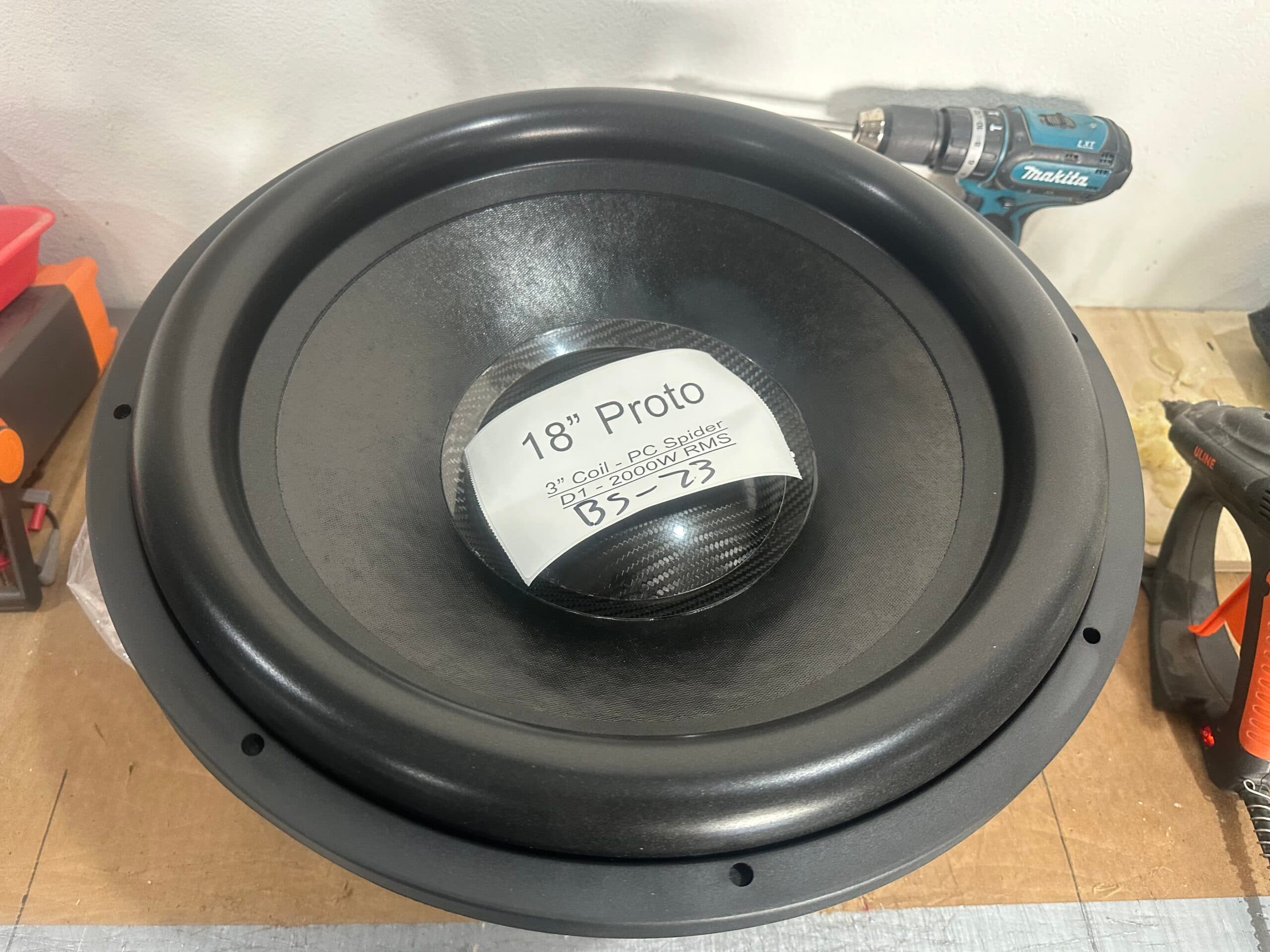 18" D1 Subwoofer Prototype - 2000W RMS - BS-73
